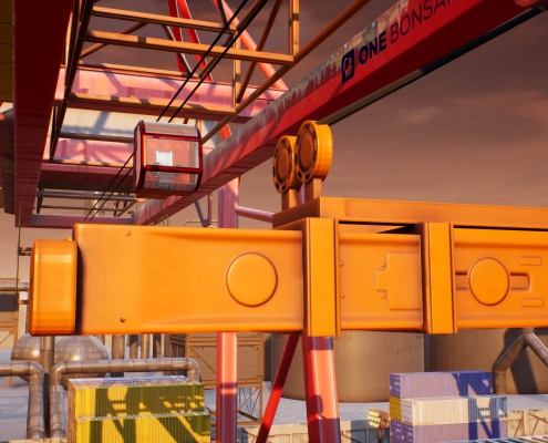 OneBonsai-VR-Crane-Simulator-View-from-Container-Lifting-Tool-495x400