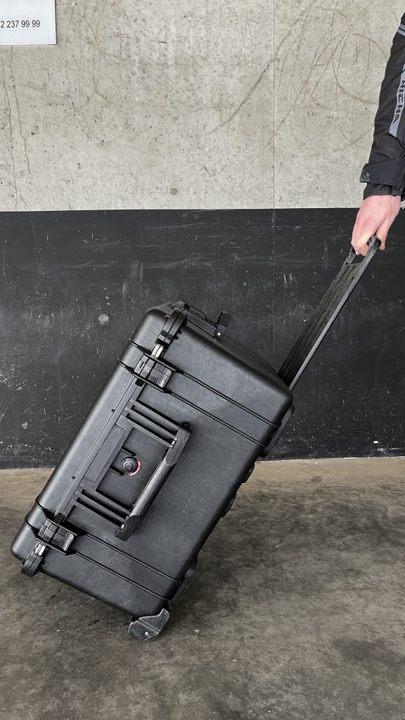 Flightcase on the move