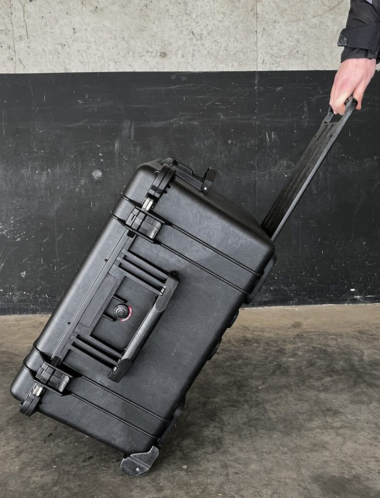 Flightcase easy to move